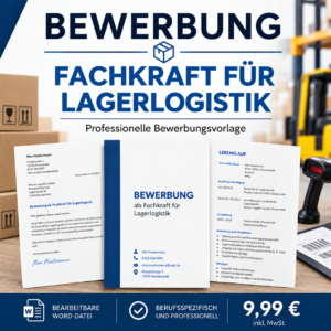 Bewerbung Fachkraft für Lagerlogistik – professionelle Bewerbungsvorlage für Ihre Bewerbung