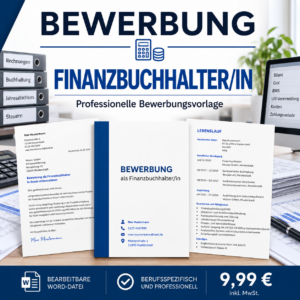 Bewerbung Finanzbuchhalter/in – professionelle Bewerbungsvorlage für Ihre Bewerbung